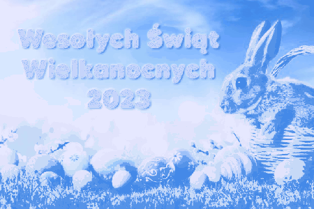 Kartka z życzeniami na Wielkanoc 2023